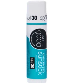 All Good SPF 30 Zinc Unscented Sunstick .6oz