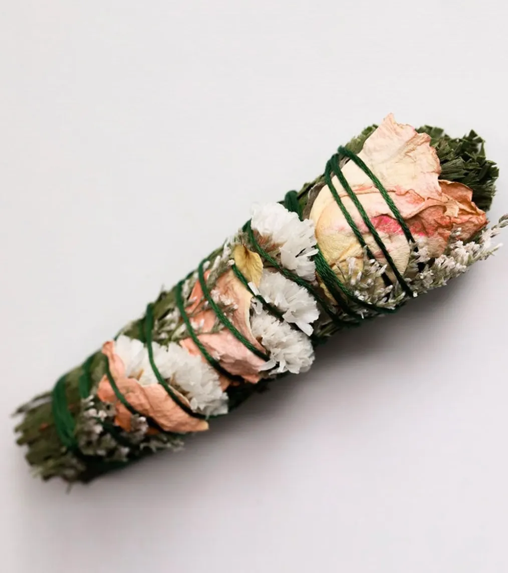Among The Flowers Cedar + Garden Flower Smudge Wand