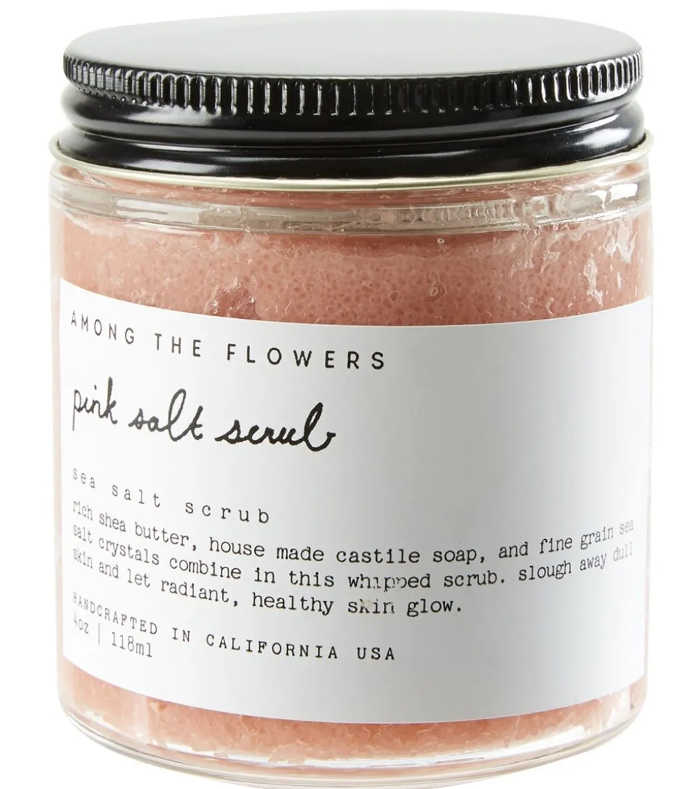 Among The Flowers Pink Sea Salt Scrub