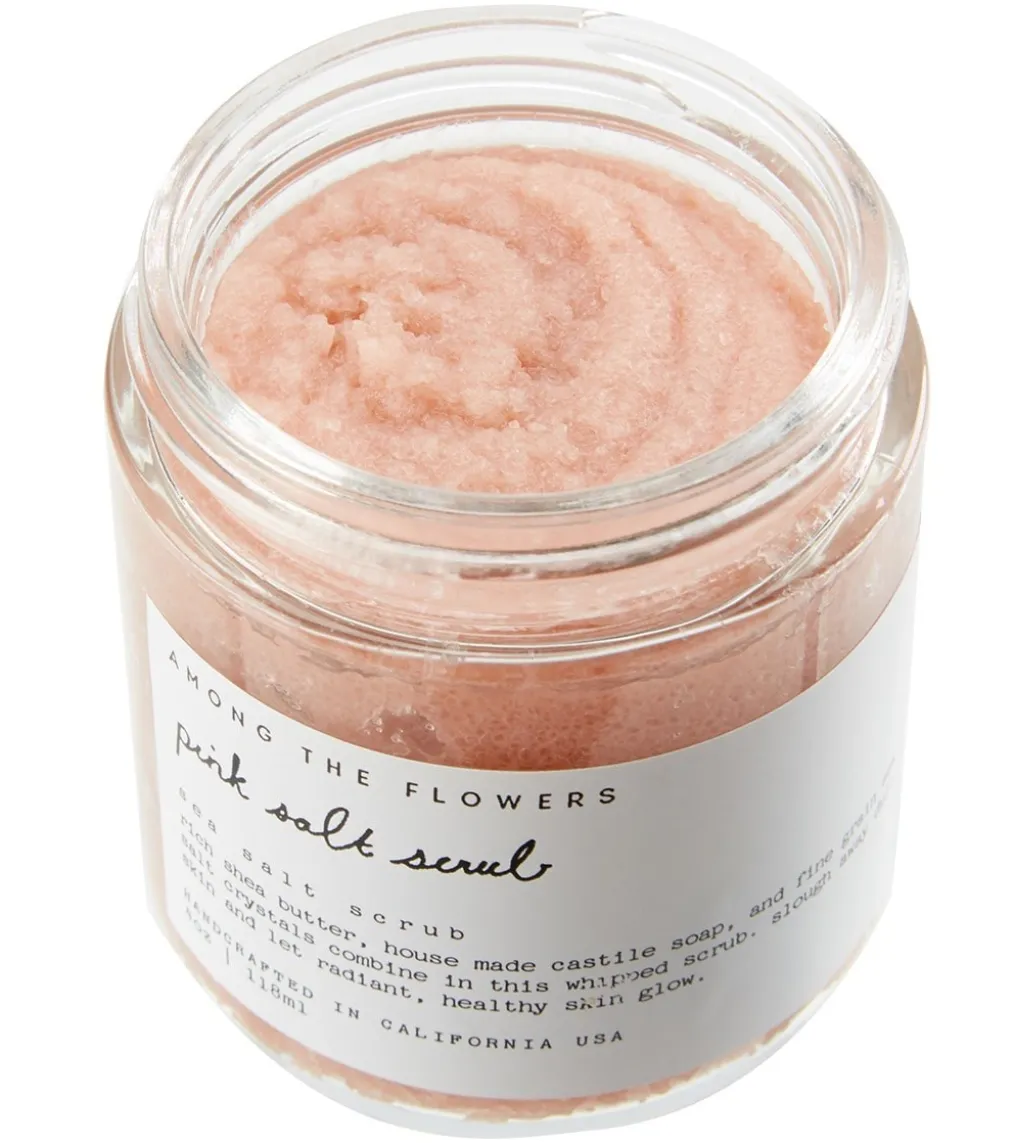 Among The Flowers Pink Sea Salt Scrub