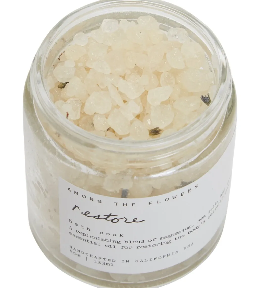 Among The Flowers Restore Sea Salt + Lavender Bath Soak