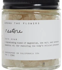 Among The Flowers Restore Sea Salt + Lavender Bath Soak