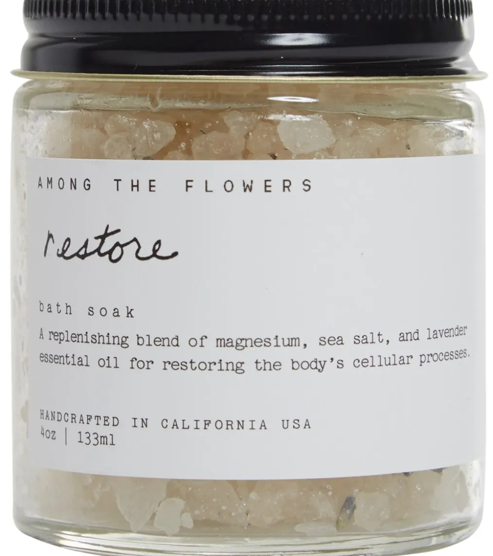 Among The Flowers Restore Sea Salt + Lavender Bath Soak