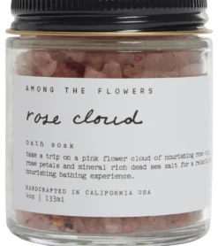 Among The Flowers Rose Cloud Sea Salt + Rose Bath Soak