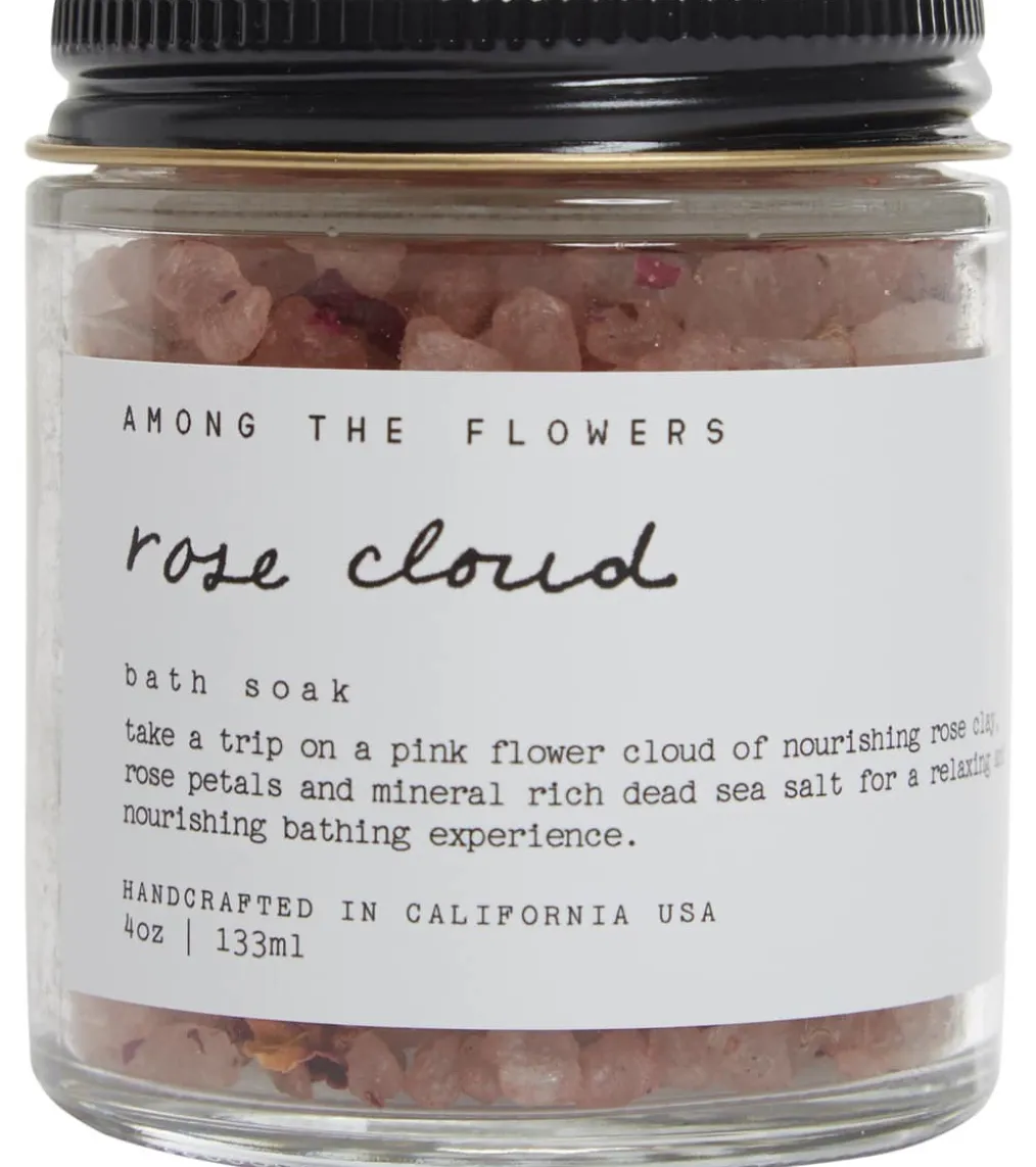 Among The Flowers Rose Cloud Sea Salt + Rose Bath Soak