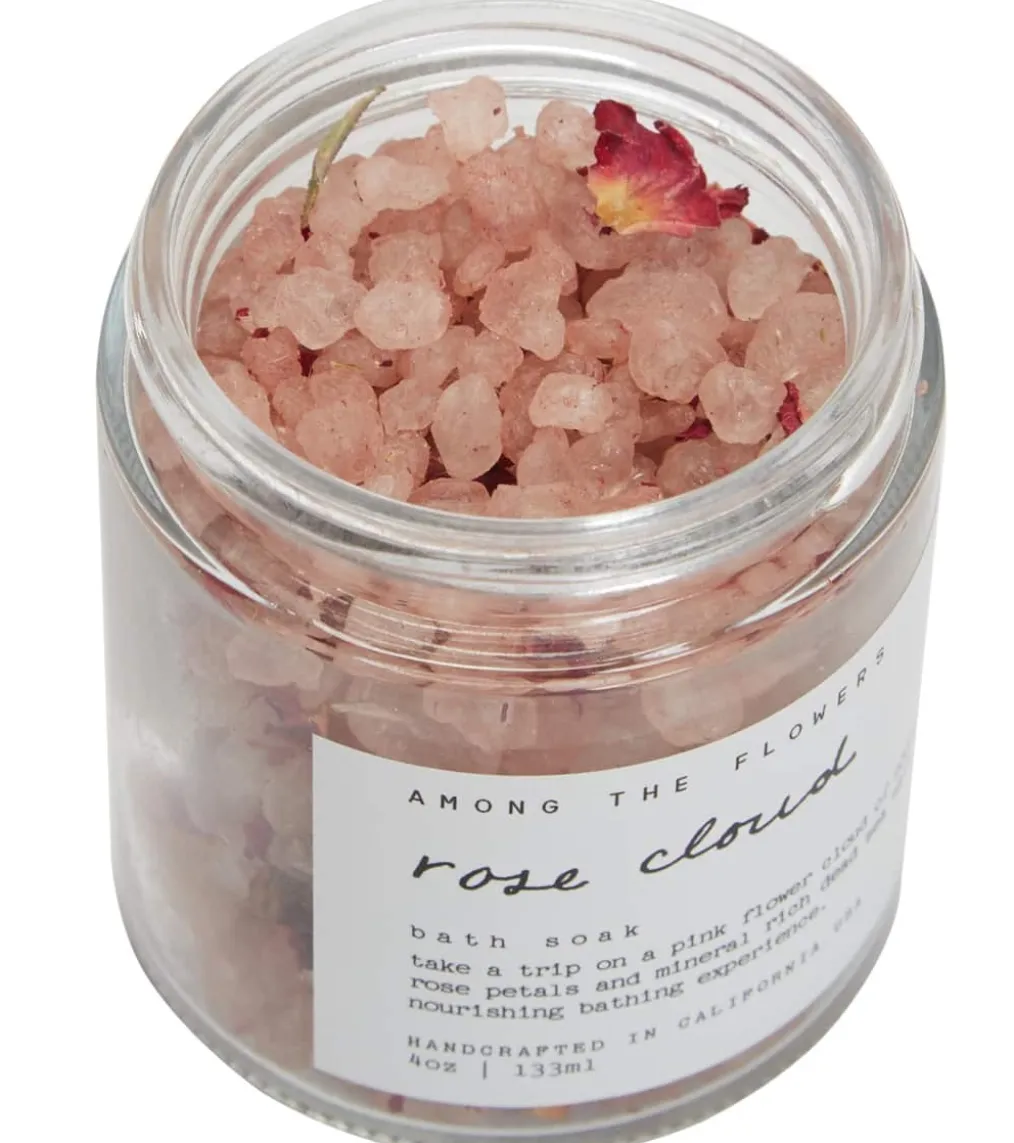 Among The Flowers Rose Cloud Sea Salt + Rose Bath Soak