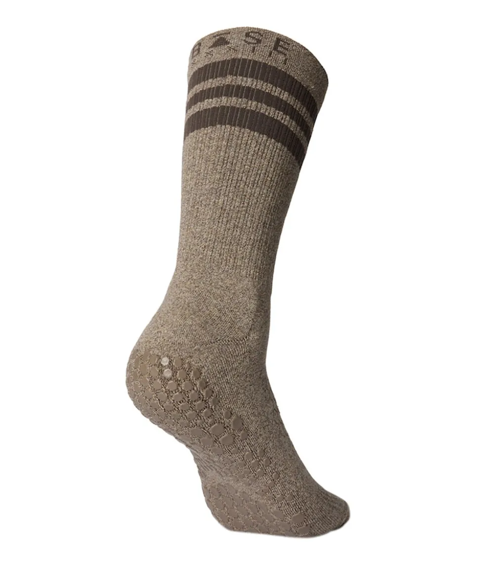 BASE 33 Unisex Crew Yoga Grip Socks