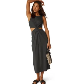 Beyond Yoga Around The World Front Twist Dress