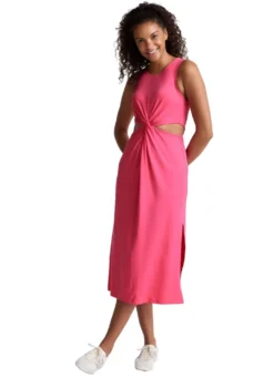 Beyond Yoga Around The World Front Twist Dress
