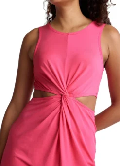 Beyond Yoga Around The World Front Twist Dress