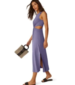 Beyond Yoga Around The World Front Twist Dress