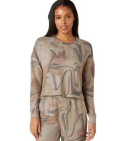 Beyond Yoga Brushed Up Cropped Pullover