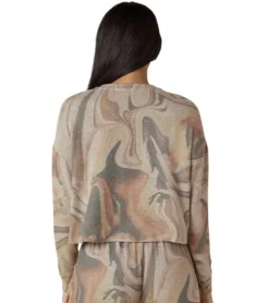 Beyond Yoga Brushed Up Cropped Pullover