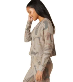 Beyond Yoga Brushed Up Cropped Pullover
