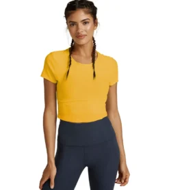 Beyond Yoga Featherweight Perspective Cropped Tee