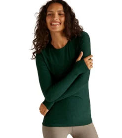 Beyond Yoga Featherweight Spacedye Classic Crew Pullover
