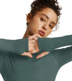 Beyond Yoga Featherweight Spacedye Classic Crew Pullover
