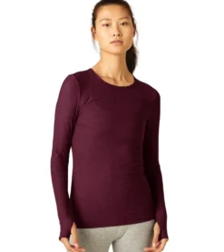 Beyond Yoga Featherweight Spacedye Classic Crew Pullover