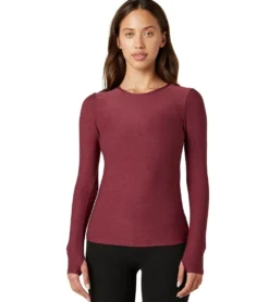 Beyond Yoga Featherweight Spacedye Classic Crew Pullover