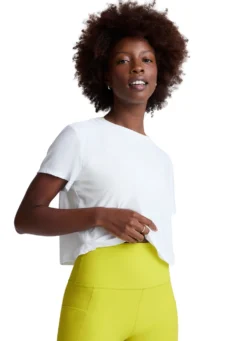 Beyond Yoga Featherweight Supreme Cropped Tee