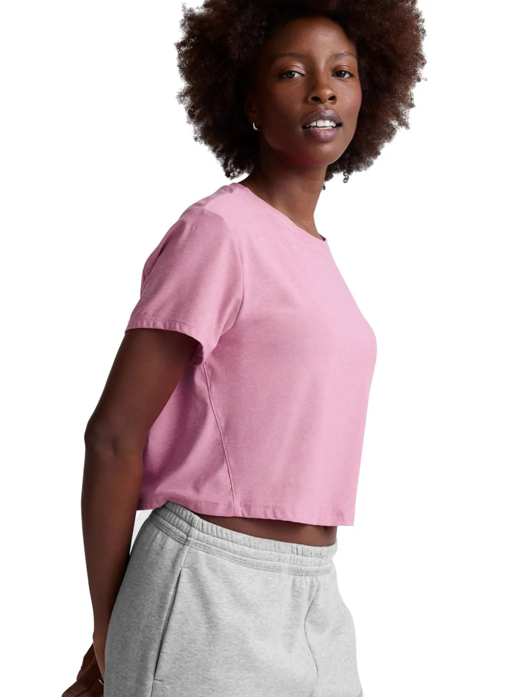 Beyond Yoga Featherweight Supreme Cropped Tee
