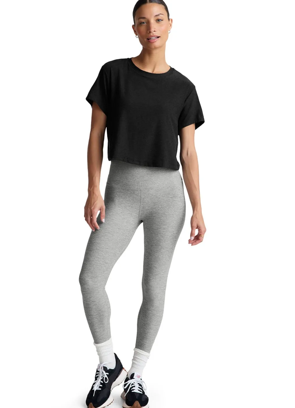Beyond Yoga Featherweight Supreme Cropped Tee