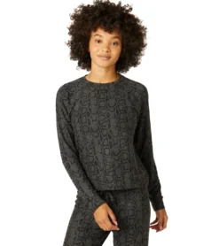Beyond Yoga Hacci Favorite Raglan Crew Yoga Pullover