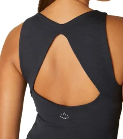 Beyond Yoga Heather Rib Fresh Cut Cropped Tank