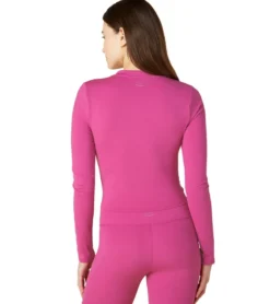 Beyond Yoga Heather Rib Groove Cropped Top
