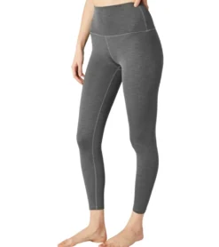 Beyond Yoga Heather Rib High Waisted 7/8 Yoga Leggings