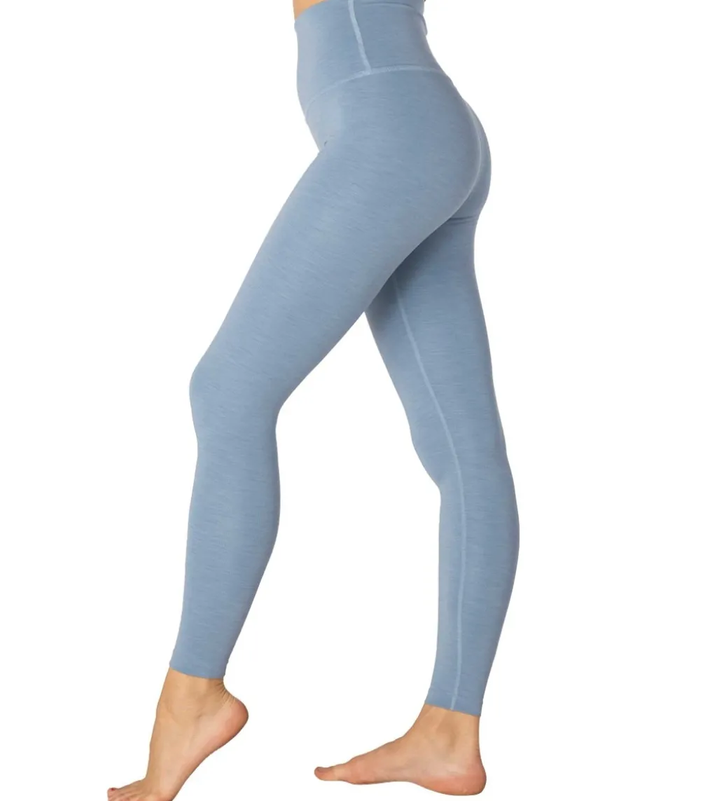 Beyond Yoga Heather Rib High Waisted 7/8 Yoga Leggings