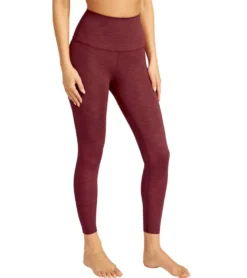 Beyond Yoga Heather Rib High Waisted 7/8 Yoga Leggings