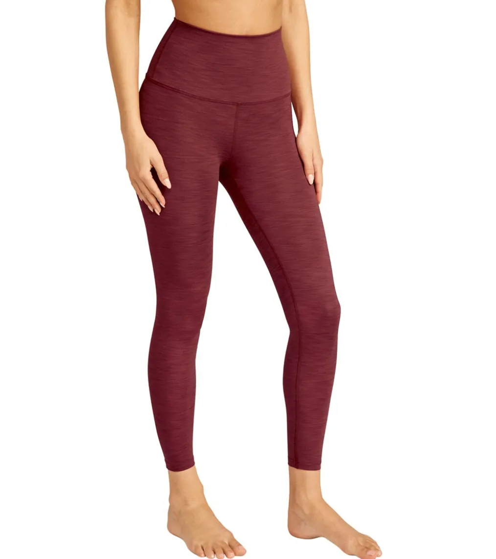 Beyond Yoga Heather Rib High Waisted 7/8 Yoga Leggings