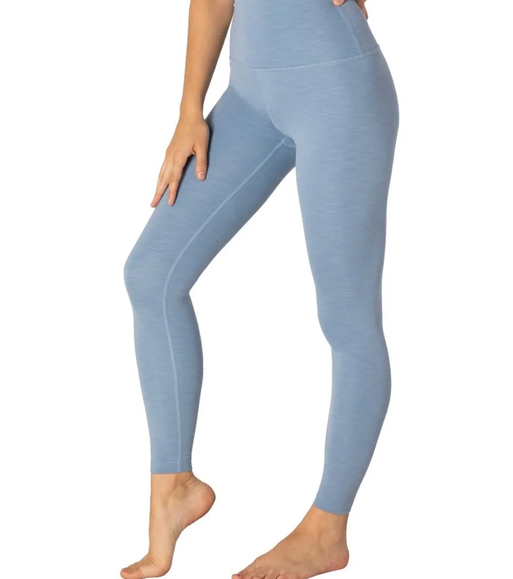 Beyond Yoga Heather Rib High Waisted 7/8 Yoga Leggings