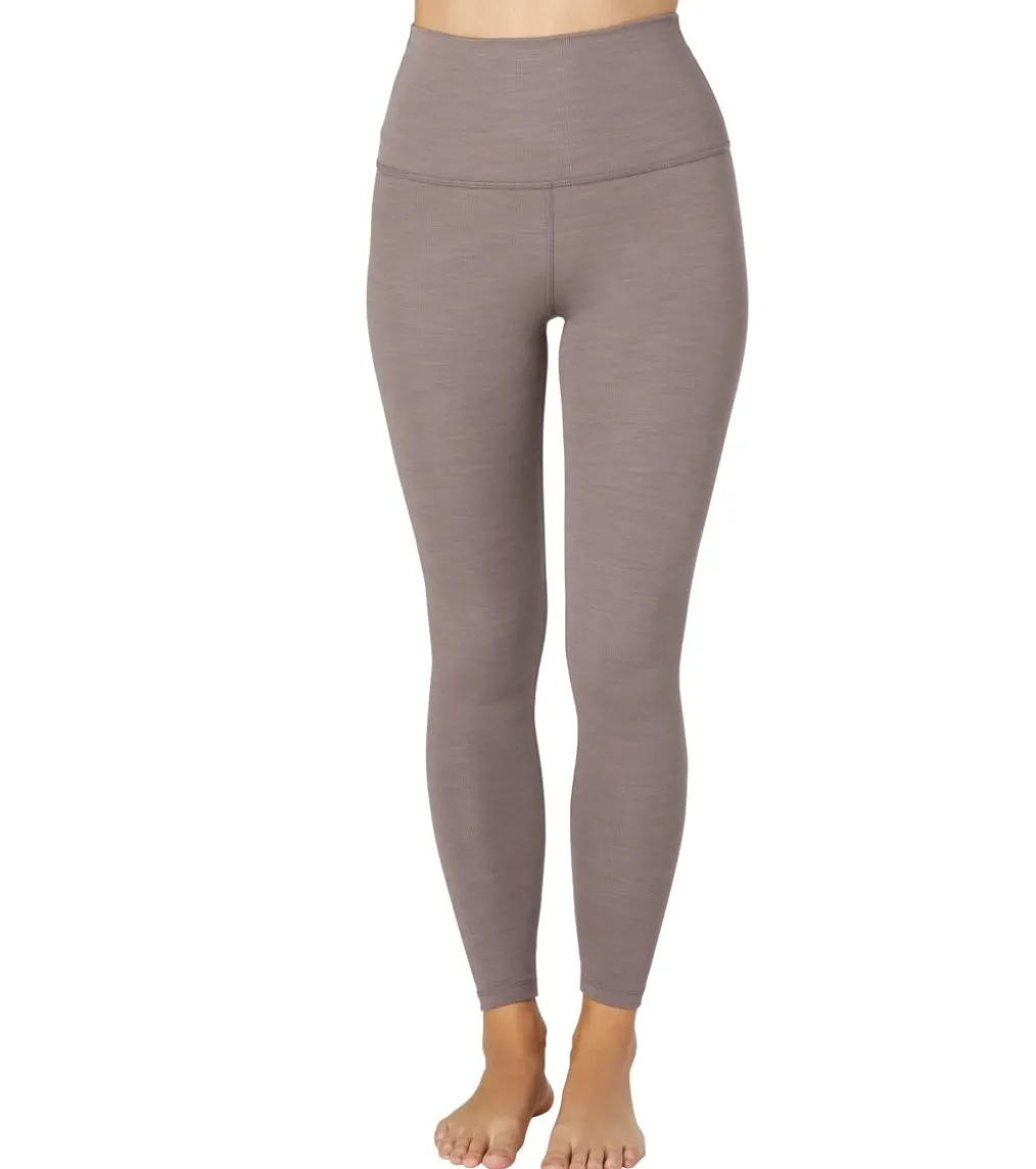 Beyond Yoga Heather Rib High Waisted 7/8 Yoga Leggings