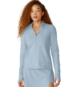 Beyond Yoga Heather Rib Morning Jog Hoodie