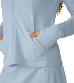 Beyond Yoga Heather Rib Morning Jog Hoodie
