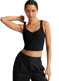 Beyond Yoga Impulse Ribbed Cropped Tank