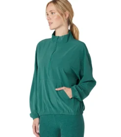 Beyond Yoga In Stride Half Zip Pullover