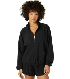 Beyond Yoga In Stride Half Zip Pullover