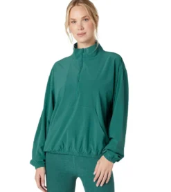 Beyond Yoga In Stride Half Zip Pullover