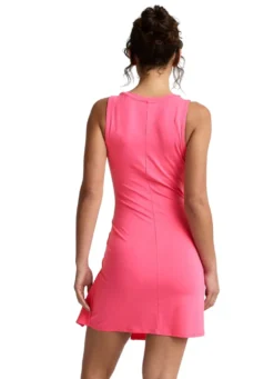 Beyond Yoga Meet Up Front Wrap Side Tie Mini Dress