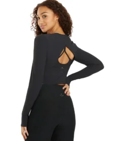 Beyond Yoga Performance Knit Resilient Cropped Pullover