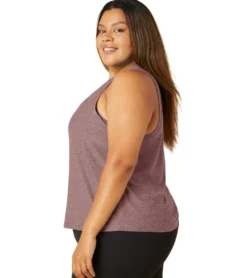 Beyond Yoga Plus Featherweight Spacedye Balanced Muscle Yoga Tank