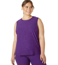 Beyond Yoga Plus Featherweight Spacedye Balanced Muscle Yoga Tank
