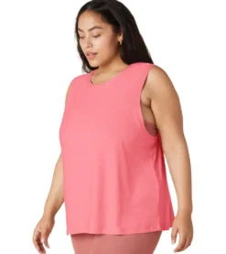Beyond Yoga Plus Featherweight Spacedye Balanced Muscle Yoga Tank