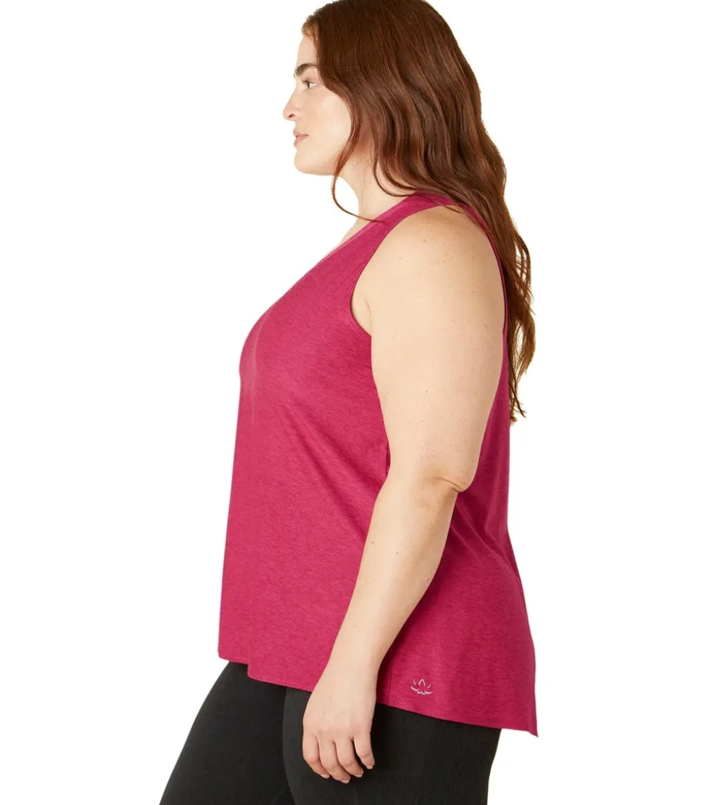 Beyond Yoga Plus Featherweight All About It Split Back Tank