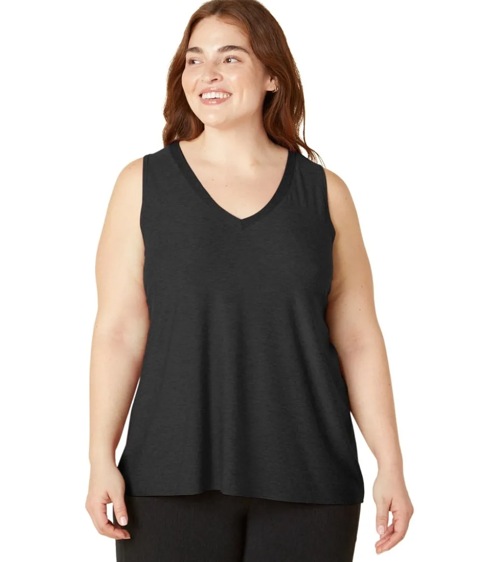 Beyond Yoga Plus Featherweight All About It Split Back Tank