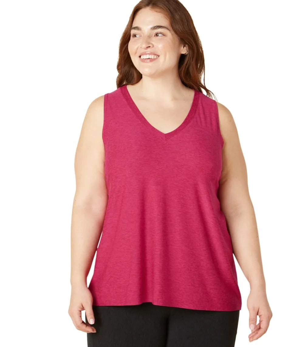 Beyond Yoga Plus Featherweight All About It Split Back Tank