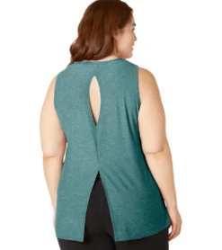 Beyond Yoga Plus Featherweight All About It Split Back Tank